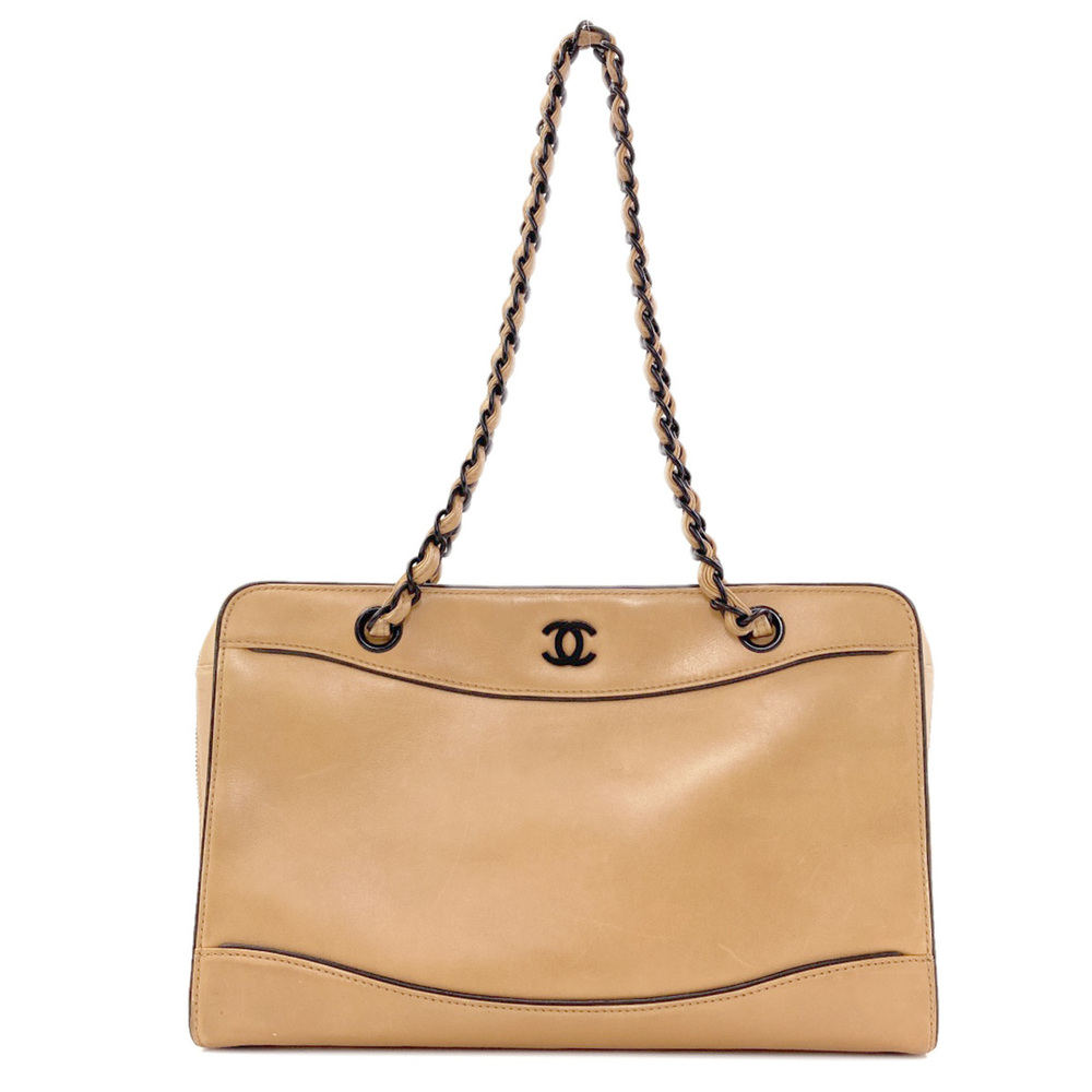 Chanel Chain Bag Tote Calfskin Women's CHANEL
